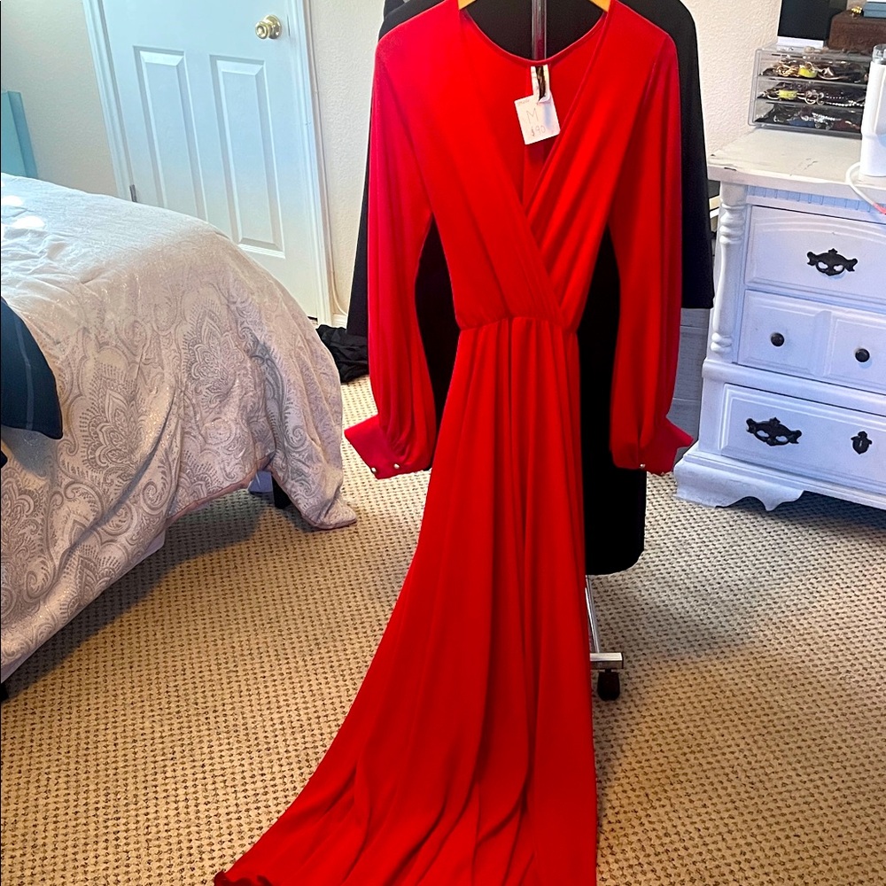 Elegant Red Gown